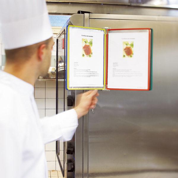 Image du produit Tarifold Support mural pour tableaux blancs 414609 DIN A4 magnétique gris