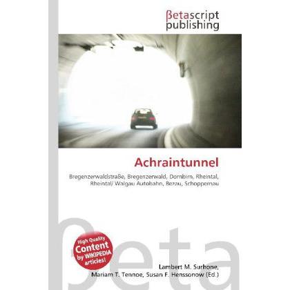 Achraintunnel, Fachbücher