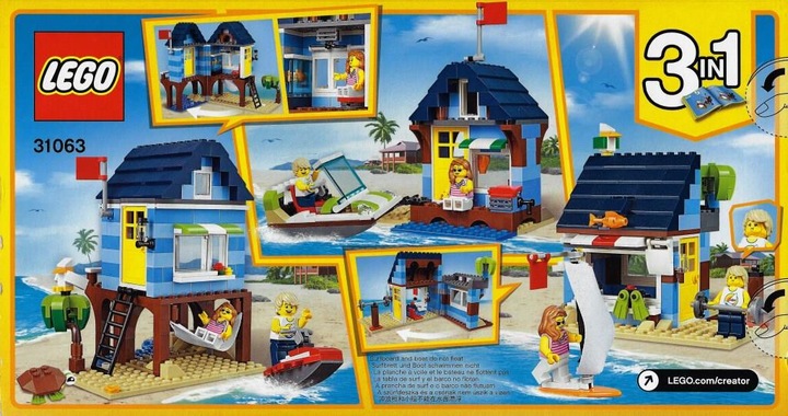Immagine prodotto LEGO Vacanza in spiaggia (31063, LEGO Creator Expert)