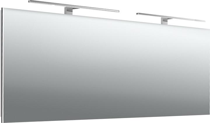 Emco mee LED light mirror, two top lights, 1600 x 590 mm, 449600012 (101.50 x 185 cm)