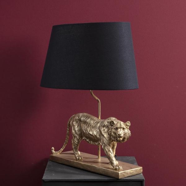 Actual product image Werner Voss Tiger table lamp gold black (E27)