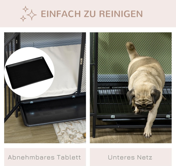 Actual product image PawHut Dog cage with table top (Dog house)