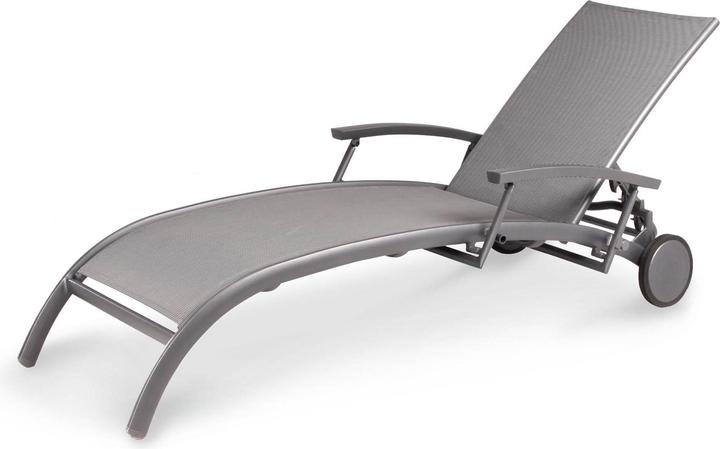 Best Sonnenliege Larino grau (202 cm)