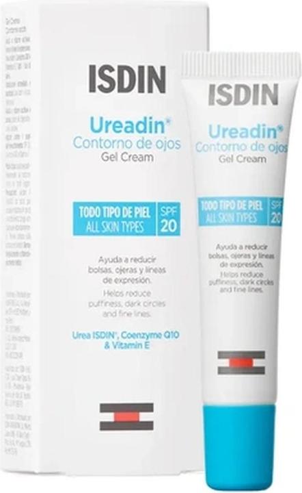 Isdin Ureadin Augenkontur Gel Creme Spf20 15ml (Augenpflege Gel, 15 ml, Tag)