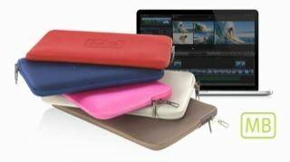 Actual product image Tucano Sleeve NEW ELEMENTS for MacBook Air 11.6" Hot Pink (11", Apple)