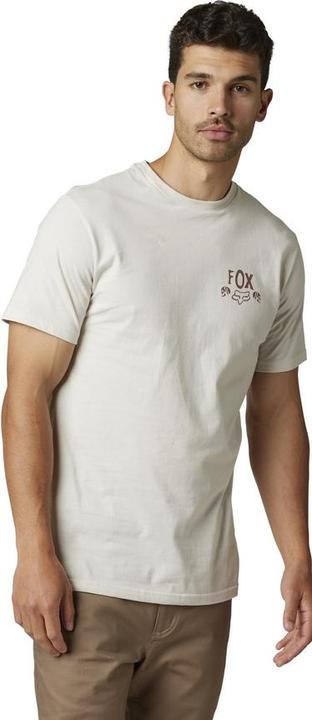 Actual product image Fox Tee 22 No Contest Ss Prem Vin Wht M (M)