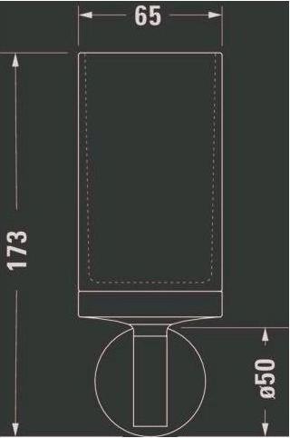 Image du produit Duravit Porte-verre Starck T noir mat