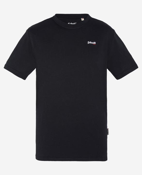 Schott T-Shirt TSLOGOCASUAL Kurzarmshirt mit Front-Print