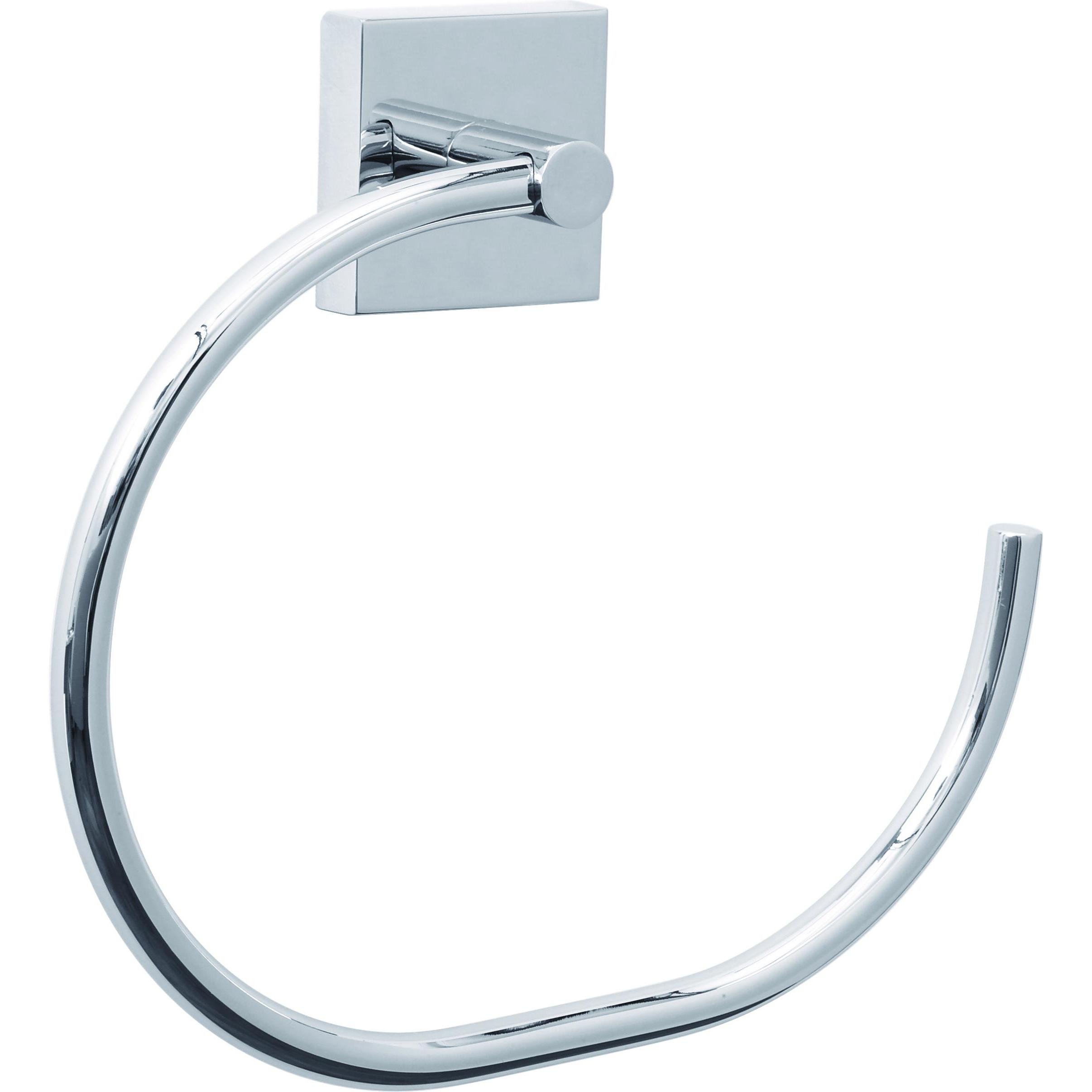 tesa, Handtuchhalter + Handtuchhaken, EKKRO Handtuchring inkl. Klebelösung ohne Bohren