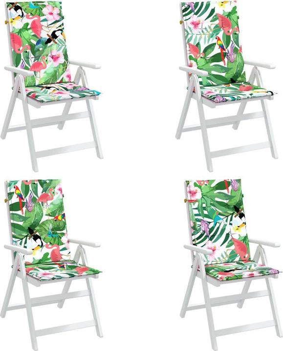 Produktbild vidaXL Gartenstuhlauflage für Hochlehner (120 x 50 cm)