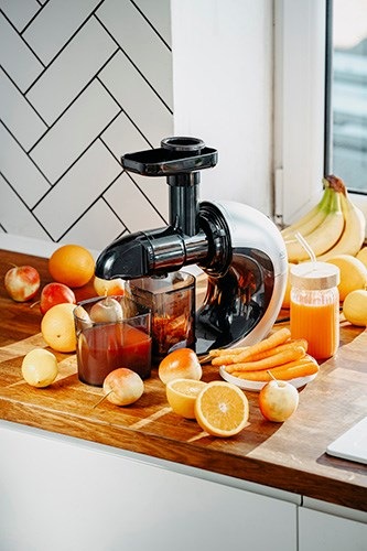 Image du produit Adler AD 4130 Slow Juicer, Acier inoxydable/Noir (Prise UE)