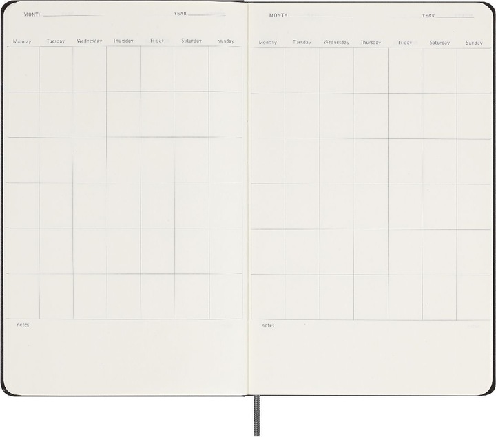 Produktbild Moleskine Notizkalender (A5, Englisch)