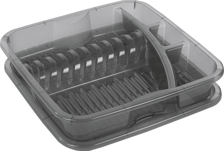 Actual product image Rotho Dish drainer Geometric anthracite