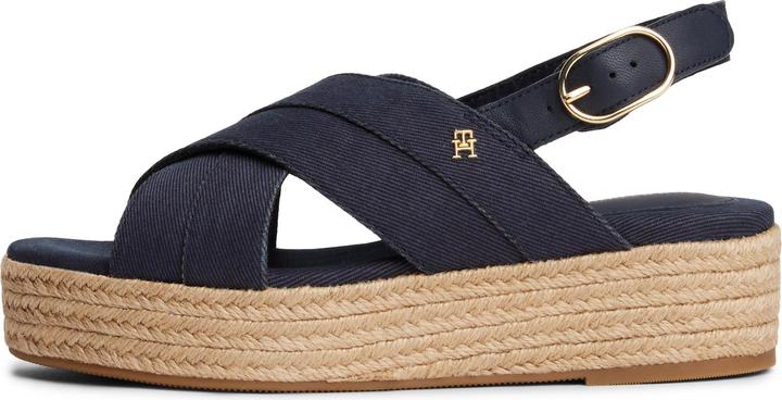 Actual product image Tommy Hilfiger Denim Platform Wedge Espadrilles (39)