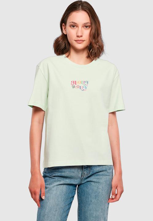 Produktbild Merchcode Ladies Christmas Holly Jolly Tee - 181779 (M)