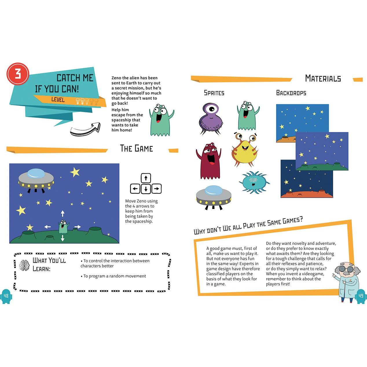 Thumbnail - Programmiere lustige Computerspiele mit Scratch, Kinderbücher von Valentina Figus