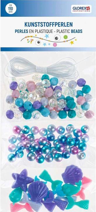Produktbild Glorex Kunststoffperlen Nixe, 110St.