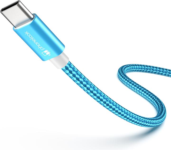 Immagine prodotto PhoneLook Cavo di ricarica USB-A verso USB-C Nylon chiaro (1.50 m, USB 3.2 Gen 1)