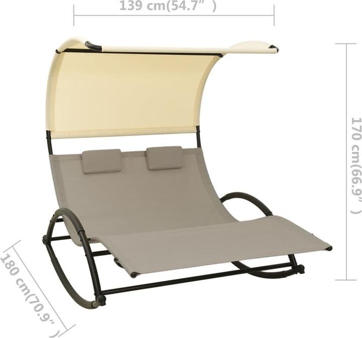 Immagine prodotto vidaXL Sonnenliege (180 cm)