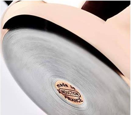Immagine prodotto de Buyer Prima Matera Pentola di cottura a induzione, con coperchio (20 cm, Pentola, Rame, Acciaio inossidabile)