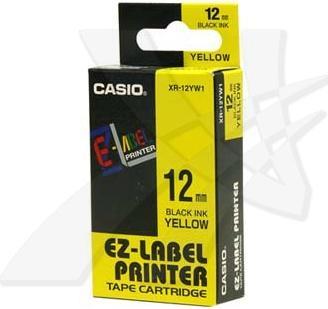 Produktbild Casio Schriftband XR (1.20 cm, Gelb, Schwarz)