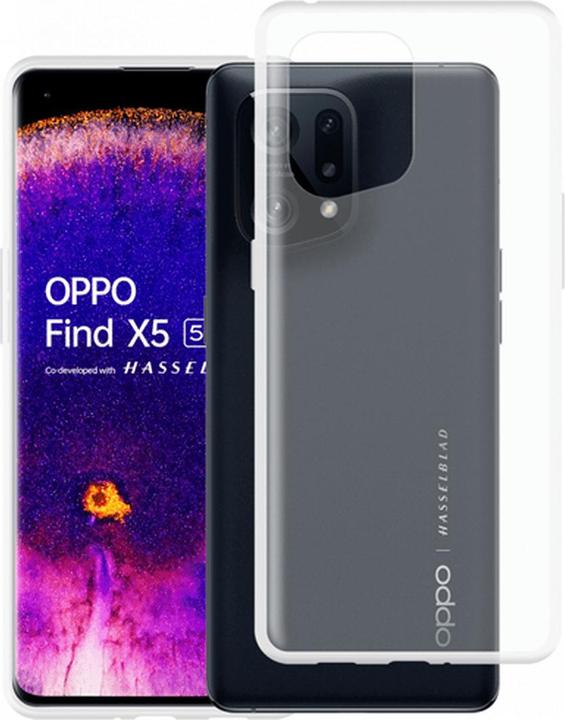 Image du produit Just in Case TPU Back Cover Transparent Oppo Find X5 (Oppo Find X5)