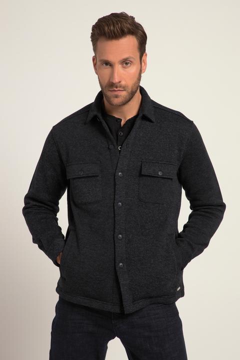 Image du produit JP1880 Chemise / surchemise Outdoor en maille polaire manches longues et col Kent - coupe Modern Fit (3XL)