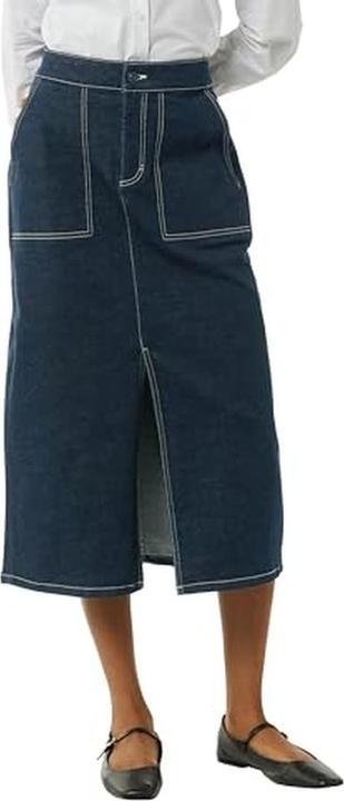 Image du produit Comma Rock Elastischer Denimrock mit dunkler Waschung (38)