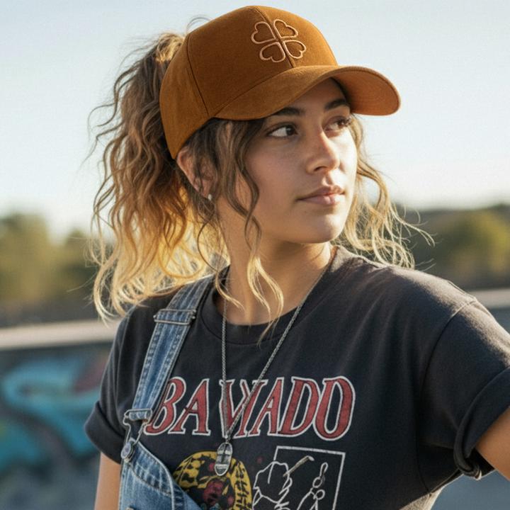 Produktbild Avizar Basecap Wildleder mit Herz-Stickerei