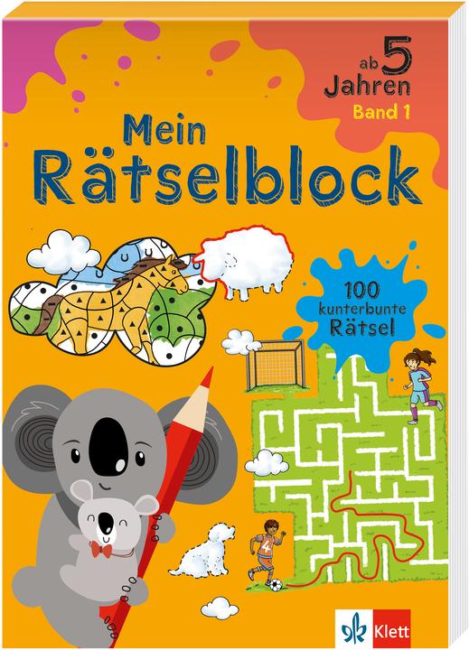 Mein Rätselblock ab 5 Jahren Band 1 (German, 2025)