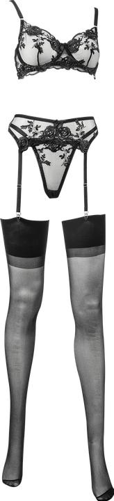 Actual product image Amorable by Rimba Sexy Dessous-Set – Schwarz (L, M, S)