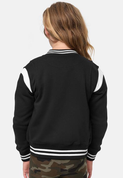 Actual product image Urban Classics Girls Inset College Sweat Jacket (134, 140)