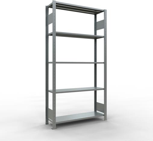 Image du produit Schulte Lagertechnik Système d'étagères de base MULTIplus150 sans boulons avec longerons.
