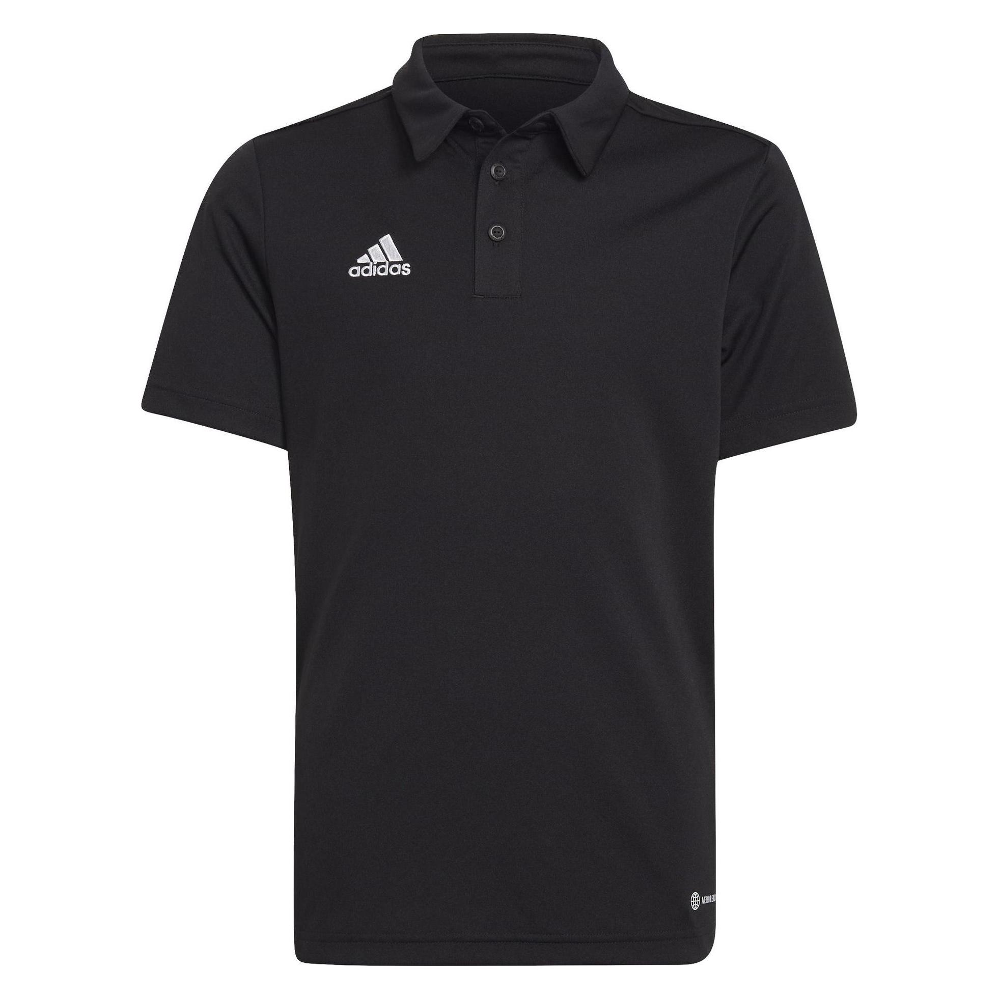 Adidas, Jongens, Sportief Shirt, Entrada 22 Polo Kinderen (152), Zwart, 152