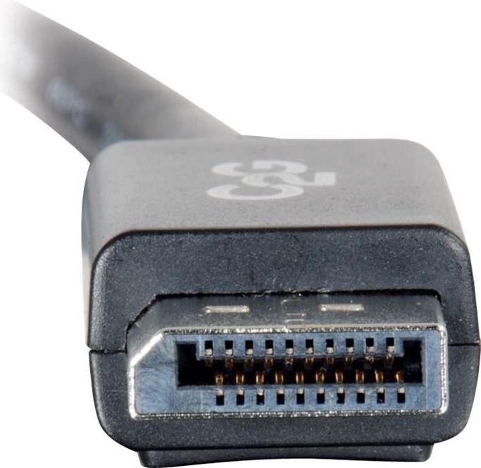Produktbild C2G 54400 DisplayPort Cable with Latches M/M, 8K UHD Comptatible - Digital Audio Video, Black (3 Fee (0.91 m)