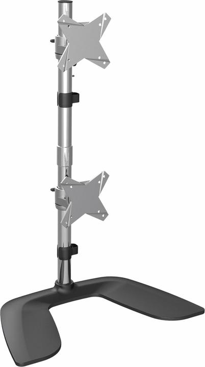 StarTech Vertical dual monitor mount - For up to 27 "VESA monitors - Aluminum - Height (Table, 27", 16 kg)