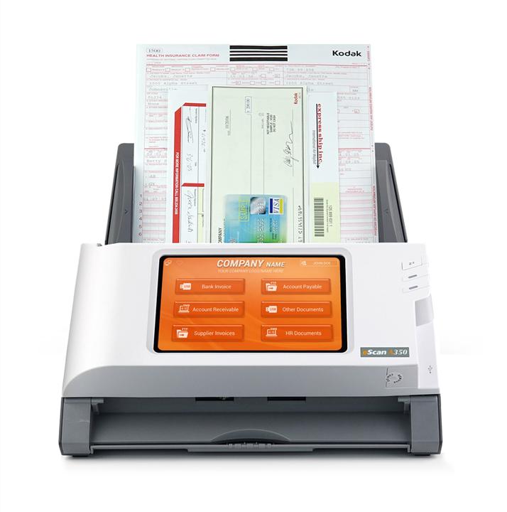 Actual product image Plustek eScan A350 Enterprise (LAN, WLAN)