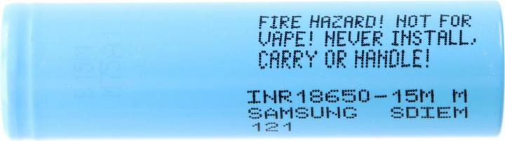Image du produit Samsung Batterie SDI INR18650-15M (1 pcs, 18650, 1500 mAh)