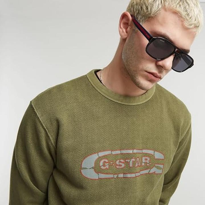 Image du produit G-Star Sweater détruit logo G lavé (XL)