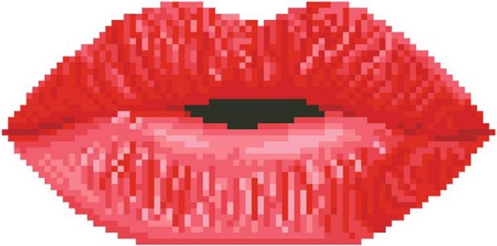 Actual product image Diamond Dotz Hot Lips