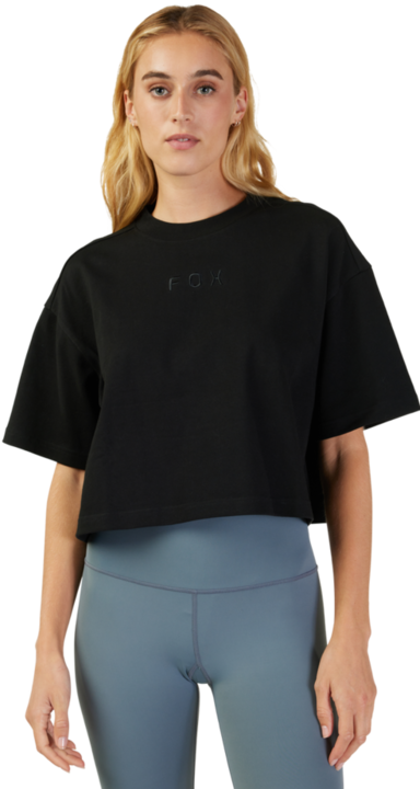 Immagine prodotto Fox Tee 23 W Wordmark Os Crop Blk M (M)