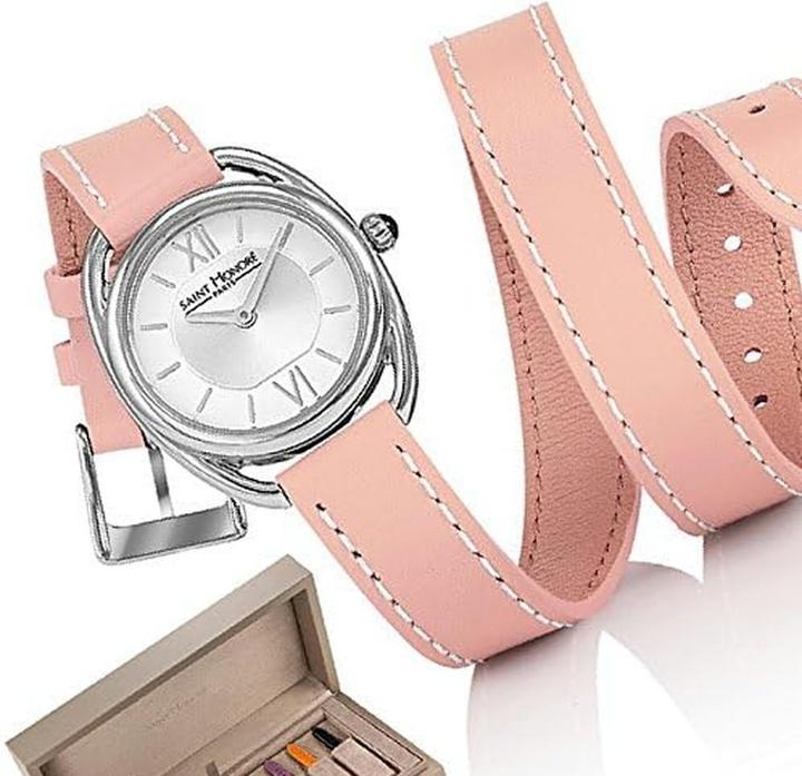 Image du produit Saint Honore ladies analogue quartz watch with leather bracelet 7214271AIN strappy (Montre analogique)