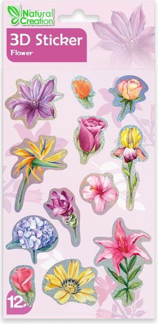 Actual product image Avenir 3D Sticker - Blumen (12 Sticker)