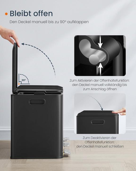 Produktbild Songmics Mülltrennsystem (45 l)