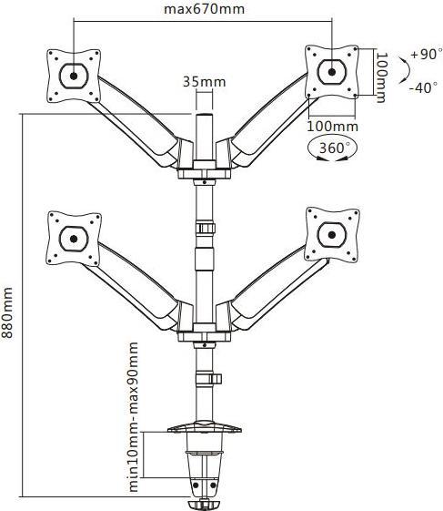 Produktbild Reflecta 23262 (Tisch, 27", 9 kg)