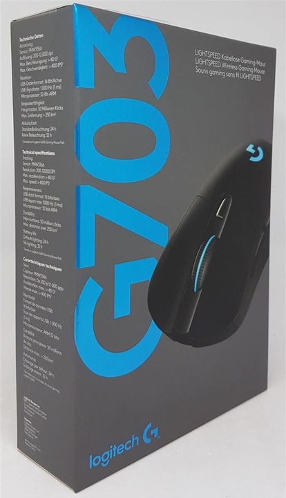 Produktbild Logitech G G703 Lightspeed (Kabelgebunden, Kabellos)