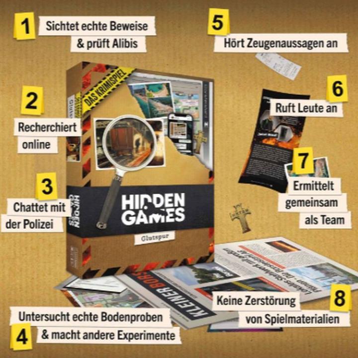 Actual product image Hidden Games Tatort: Fall 16 (German, 1 - 6 Players)