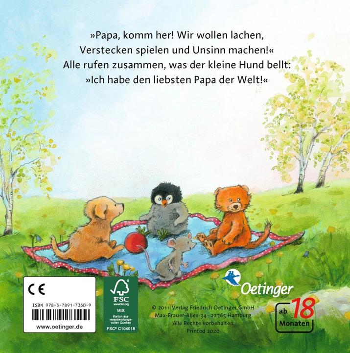 Actual product image Der liebste Papa der Welt! (German, Susanne Lütje, 2010)