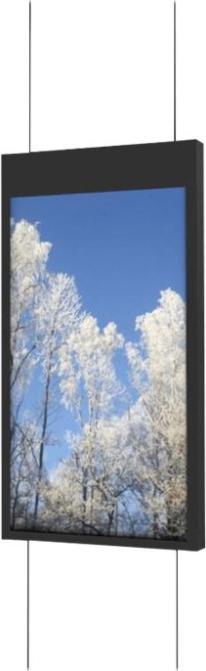 Produktbild HI-ND Ceiling Rail OM55N-D Portrait Black, 139,7 cm (55 Zoll), 139,7 cm (55 Zoll), 200 x 200 mm, 400