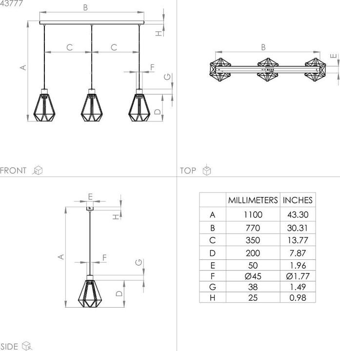 Actual product image EGLO Pendant lights (E27)
